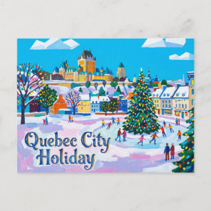 Quebec Stad Vakantie Canada Briefkaart