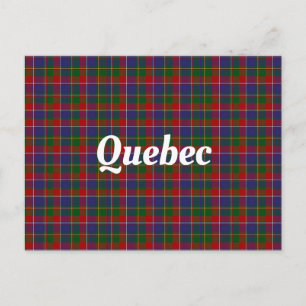 Quebec Tartan Pset Briefkaart