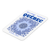 Québec Total Eclipse Flexible Photo Magnet (Côté Gauche)