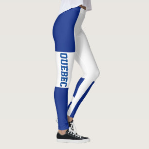 Quebec-vlag en -tekst - Drapeau Québec et Texte Leggings