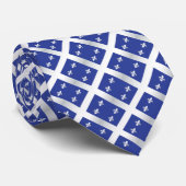 Quebec vlag stropdas (Opgerold)