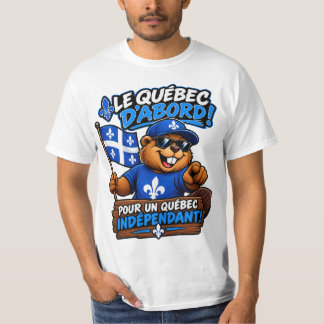Québeekse Bever – Onafhankelijk Québec – Politieke T-shirt