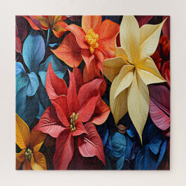 Quebra-Cabeça (Puzzle) Flores Natalinas Legpuzzel