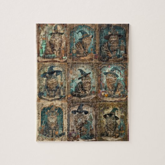 Quebra-Cabeça (Puzzle) Halloween das 9 Vidas Legpuzzel (Verticaal)