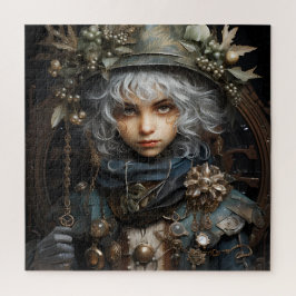 Quebra-Cabeça (Puzzle) Menina do Outono Legpuzzel