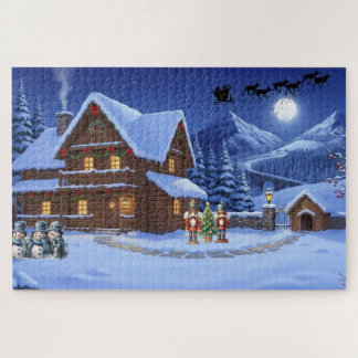 Quebra-Cabeça (Puzzle) Noite de Natal Legpuzzel