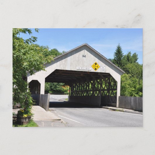 Quechee Gorge Covered Bridge - Briefkaart (Voorkant)