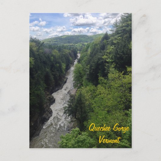 Quechee Gorge, Vermont Briefkaart (Voorkant)