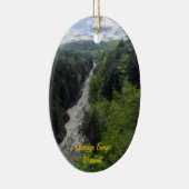 Quechee Gorge, Vermont Keramisch Ornament (Rechts)
