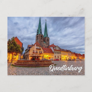 Quedlinburg, Duitsland Briefkaart