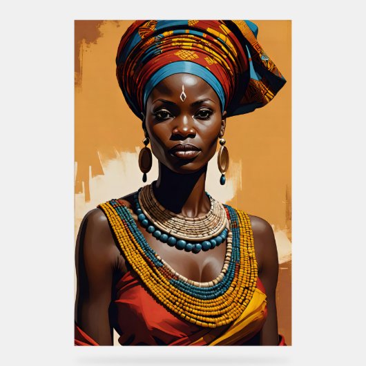 Queen 1 Acryl Teken Acryl Bord (Voorkant)