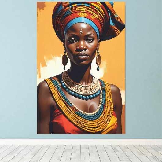 Queen 1 Canvas (Insitu (Houten vloer))