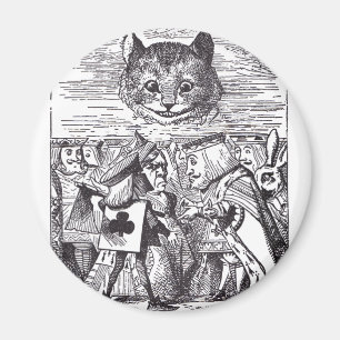 Queen and Cheshire Cat Magneet
