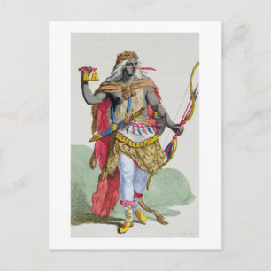 Queen Anna Nzinga (1583-1663), uit 'Receuil des E' Briefkaart