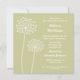 Queen Anne Bridal Shower Kaart