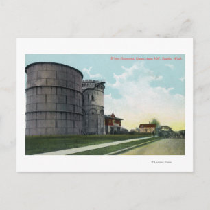 Queen Anne Hill Water Reservoirs Scene Briefkaart