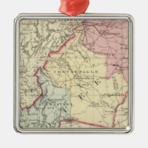 Queen Anne Metalen Ornament