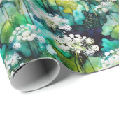 Queen Anne's Lace Abstract Cadeaupapier (Rol Hoek)