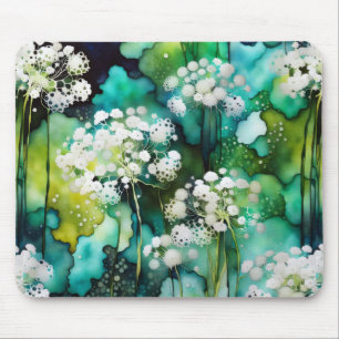 Queen Anne's Lace Abstract Muismat