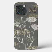 Queen Anne's Lace Dark iPhone / iPad hoesje