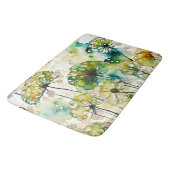 Queen Anne's Lace en Bubbles Abstract Badmat (Gekanteld)