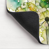 Queen Anne's Lace en Bubbles Abstract Muismat (Hoek)