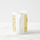 Queen Anne's Lace op een Bone China Mok (Achterkant)