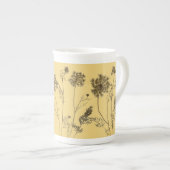 Queen Anne's Lace op een Bone China Mok (Voorkant rechts)