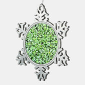 Queen Annes Lace Tin Sneeuwvlok Ornament (Rechts)