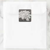 Queen Anne's Lace Vierkante Sticker (Tas)