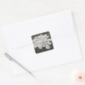 Queen Anne's Lace Vierkante Sticker (Envelop)