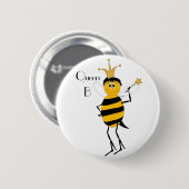 Queen B Button (Voorkant /achterkant)