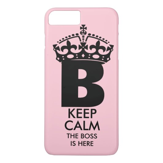 Queen B Keep Calm Case-Mate iPhone Case (Achterkant)