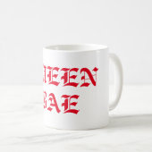 QUEEN BAE COFFEE MOK (Voorkant rechts)