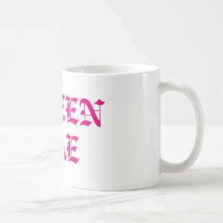 QUEEN BAE COFFEE MOK - ROYALTY (roze lettertype)