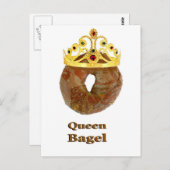 Queen Bagel Briefkaart (Voorkant / Achterkant)