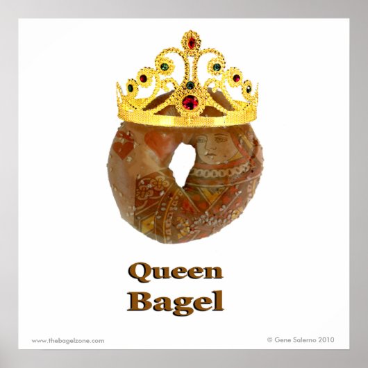 Queen Bagel Poster (Voorkant)