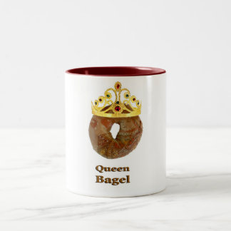 Queen Bagel Tweekleurige Koffiemok