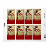 Queen Beatrix Boîtes Étiquettes (Feuille entière)