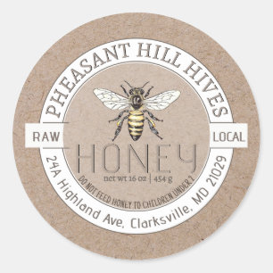 Queen Bee avec bébé Avertissement Étiquette pur mi