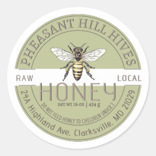 Queen Bee avec bébé Avertissement Étiquette pur mi