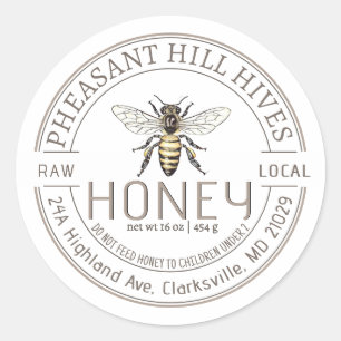 Queen Bee avec bébé Avertissement Étiquette pur mi