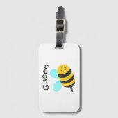 Queen Bee Bagagelabel (Voorkant (verticaal))