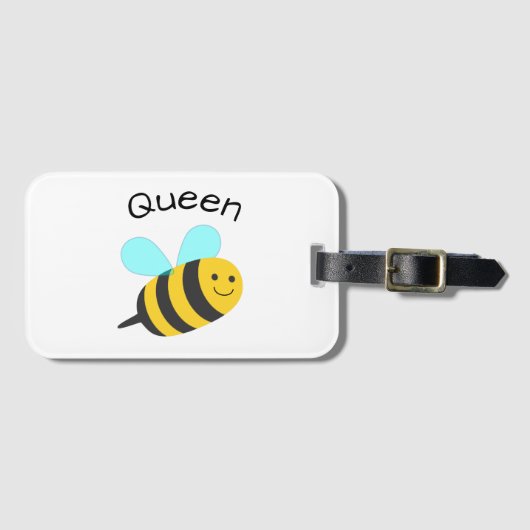 Queen Bee Bagagelabel (Voorkant (horizontaal))