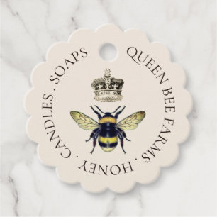Queen Bee Boerderijen Honing Producten Bedankjes Labels
