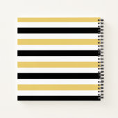 Queen Bee Bumblebee Yellow Black Journal Carnet (Dos)