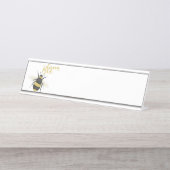 Queen Bee Bureau Naambordje (Voorkant)