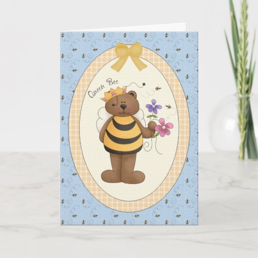 Queen Bee - Carte de voeux (Devant)