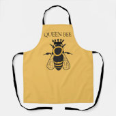 Queen Bee Chef Personalize Apron Schort (Voorkant)