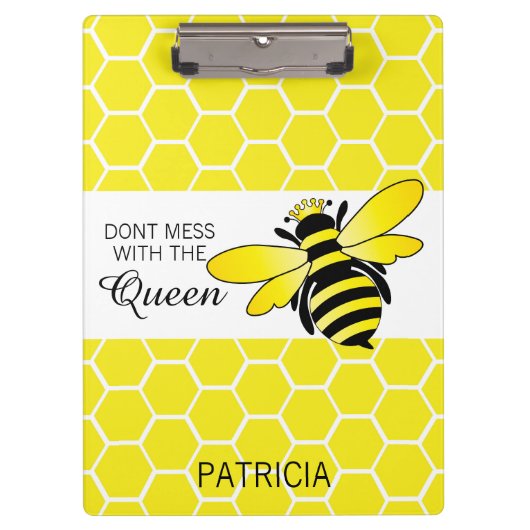 Queen Bee Clipboard Klembord (Voorkant)